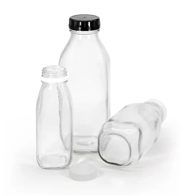 Ampolles de vidre quadrades franceses de 16 oz